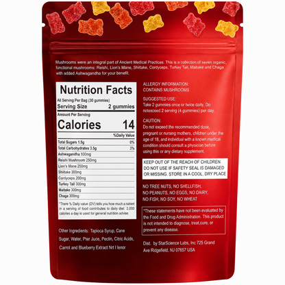 7 SMART MUSHROOM GUMMIES