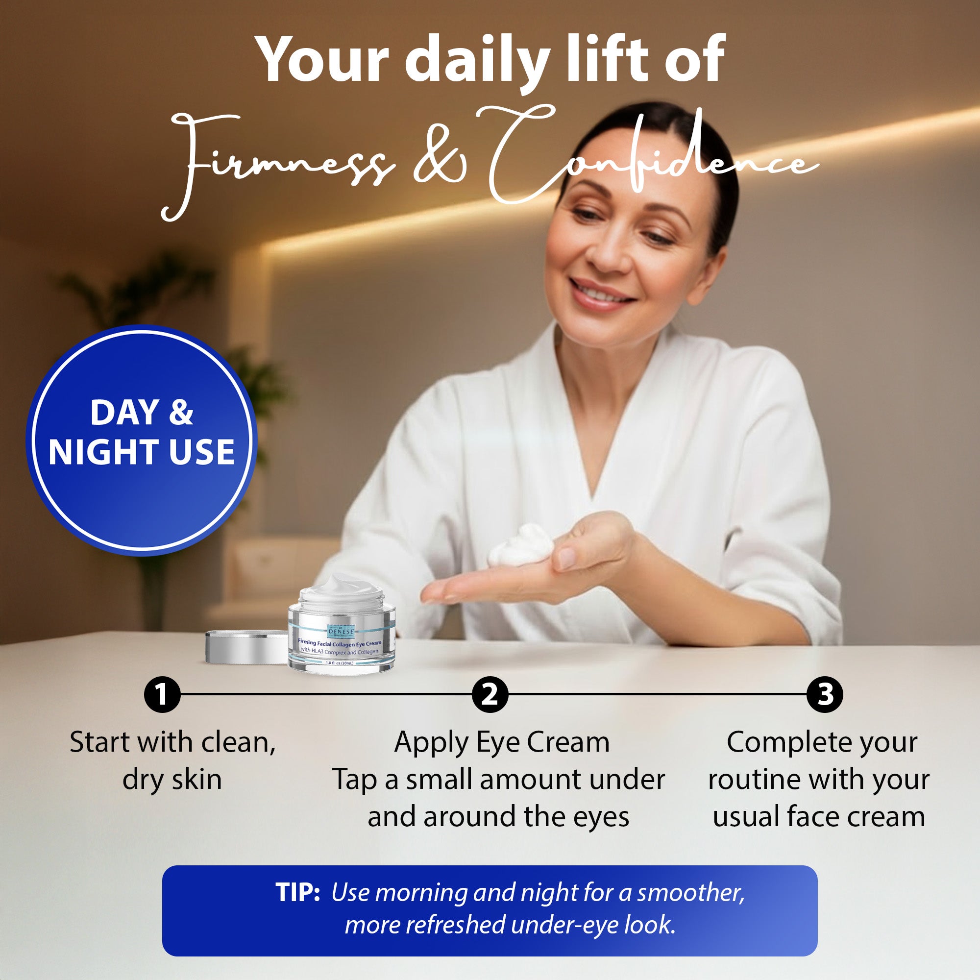 Dr. Denese Firming Facial Collagen Eye Cream – DrDenese